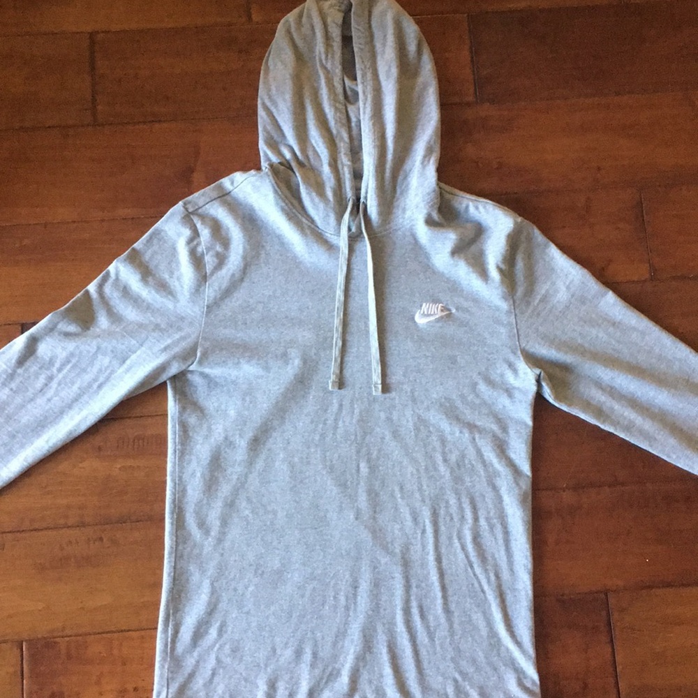 Nike Heather Grey Pullover Hoodie
